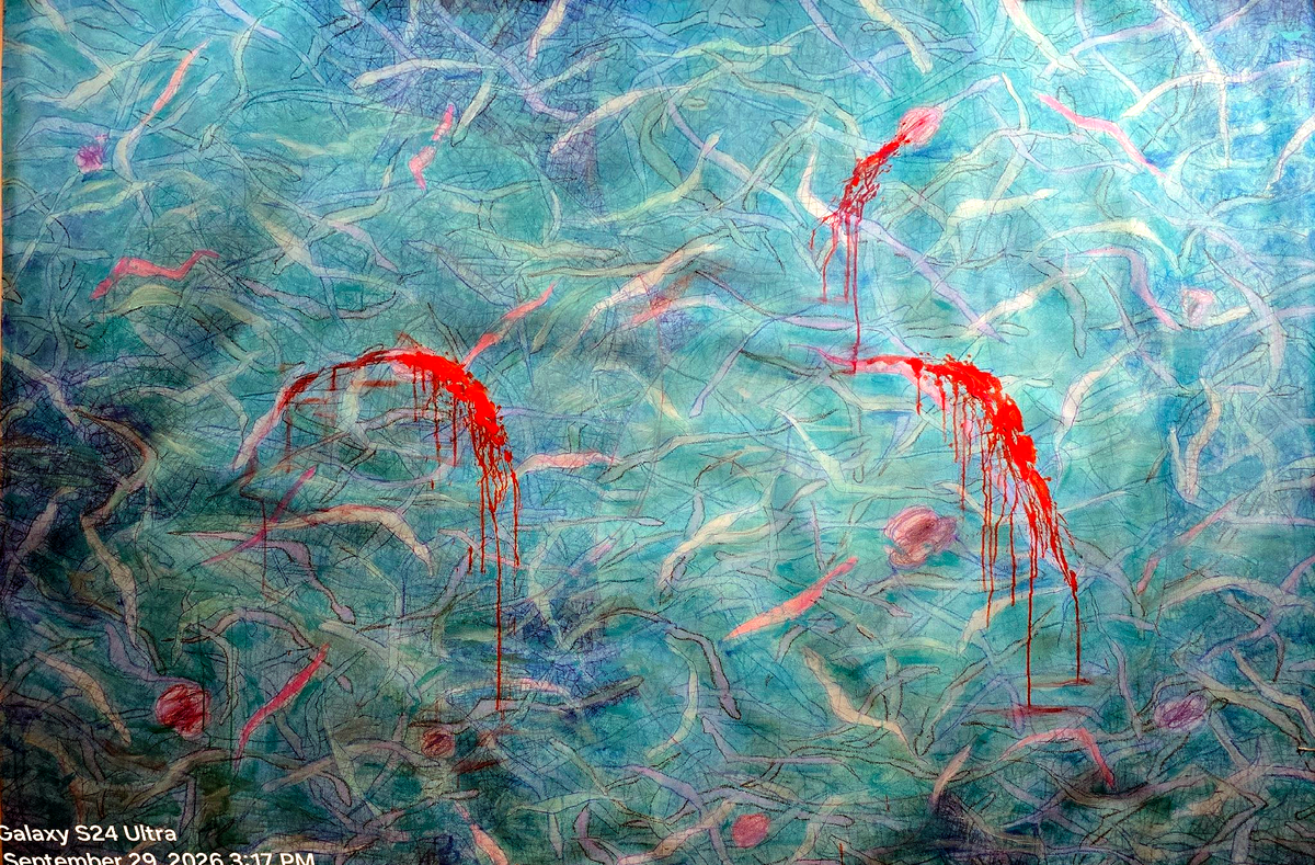 Blue Abstract - Mug