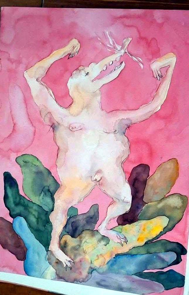 Pink Figure - Mug